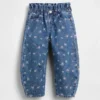 Horseshoe-Jeans met bloemenprint voor Baby & Peuter