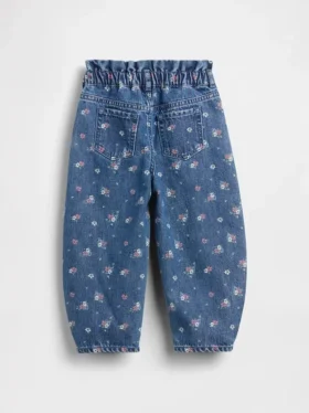Horseshoe-Jeans met bloemenprint voor Baby & Peuter