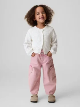 Horseshoe-Jeans met hartvormige zakken voor Baby & Peuter