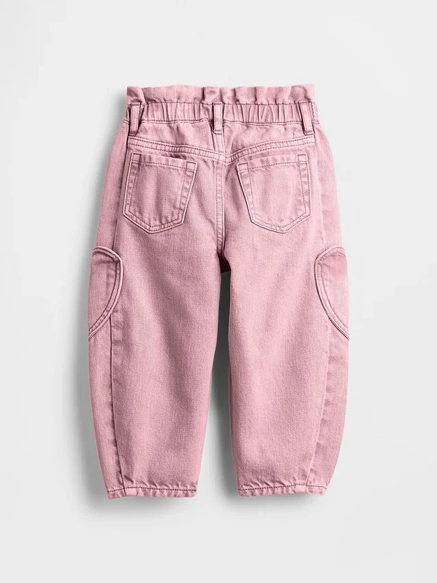 Horseshoe-Jeans met hartvormige zakken voor Baby & Peuter