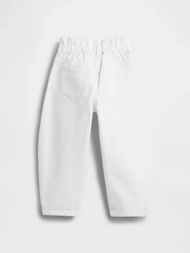 Horseshoe-jeans met oogjes aan de zoom voor Baby & Peuter