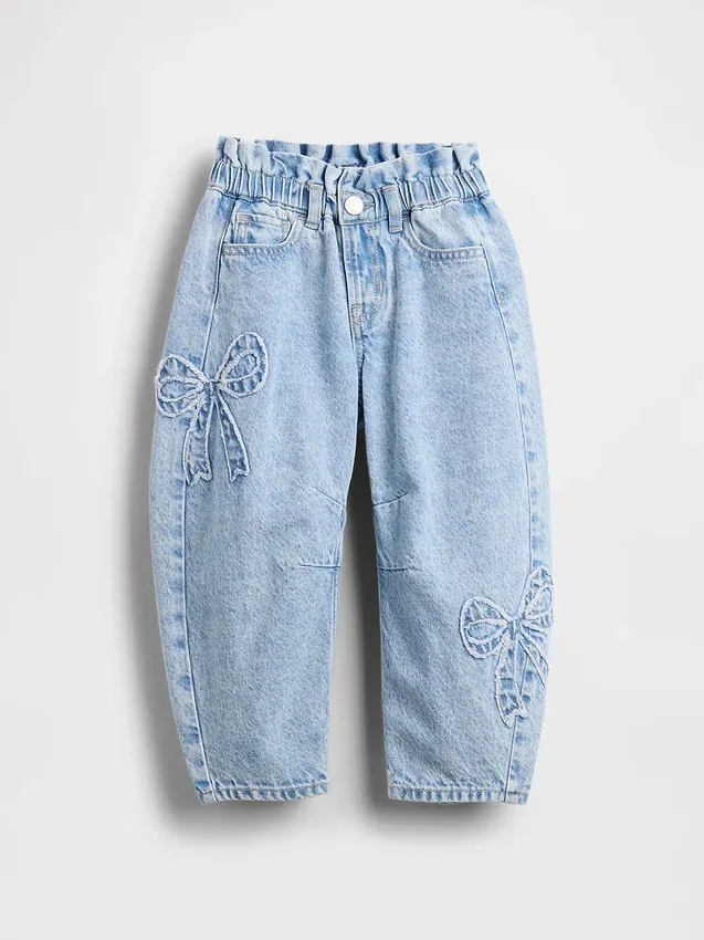 Horseshoe-Jeans met strik voor Baby & Peuter