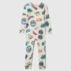 Hot Wheels-pyjamaset van biologisch geborsteld katoen voor Baby & Peuter