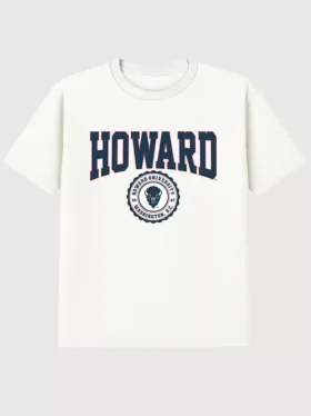 Howard University Collegiate Seal donkere grafische T-shirt