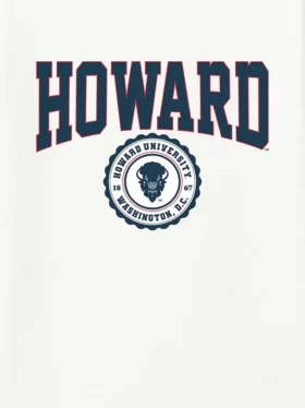 Howard University Collegiate Seal donkere grafische T-shirt