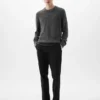 Hybride slanke kaki broek