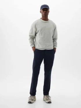 Hybride slanke kaki broek
