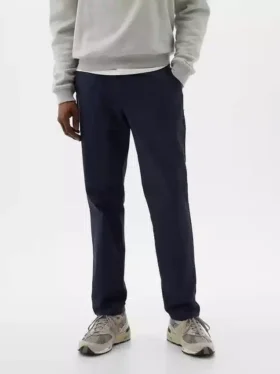 Hybride slanke kaki broek