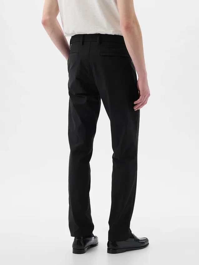 Hybride slanke kaki broek