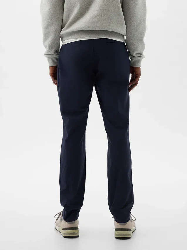 Hybride slanke kaki broek