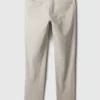 Hybride slanke kaki broek