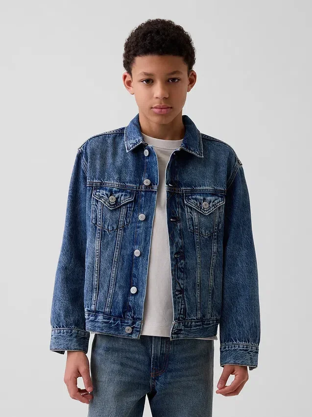 Icon-spijkerjasje voor kinderen