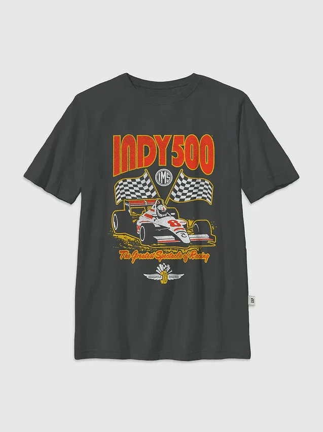 Indy 500-T-shirt met print voor kinderen