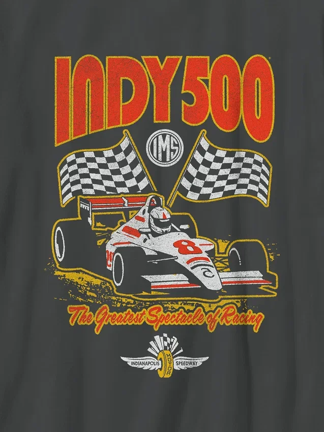Indy 500-T-shirt met print voor kinderen