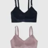 Ingrid and Isabel Basics Naadloze 2-in-1-borstvoedings- en kolfbeha voor zwangere vrouwen, set van 2