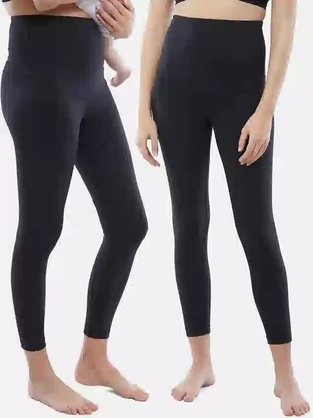 Ingrid en Isabel: set van twee postnatale leggings
