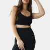 Ingrid en Isabel: set van twee postnatale leggings en korte broeken voor fietsen