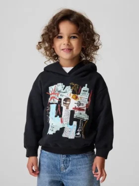 Jean-Michel Basquiat peuter-hoodie van Vintagesoft