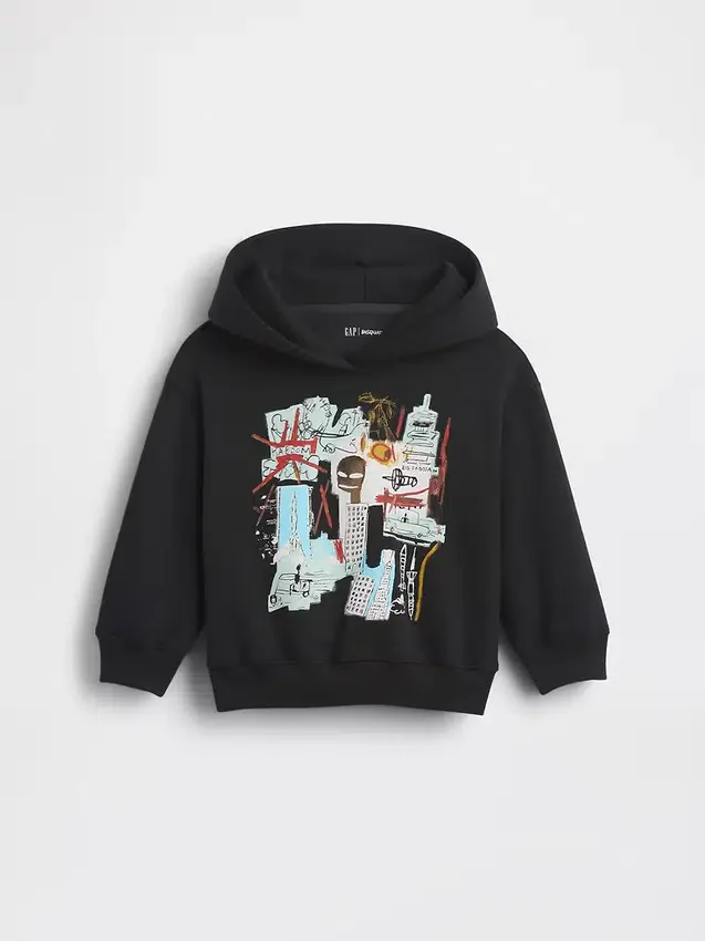 Jean-Michel Basquiat peuter-hoodie van Vintagesoft