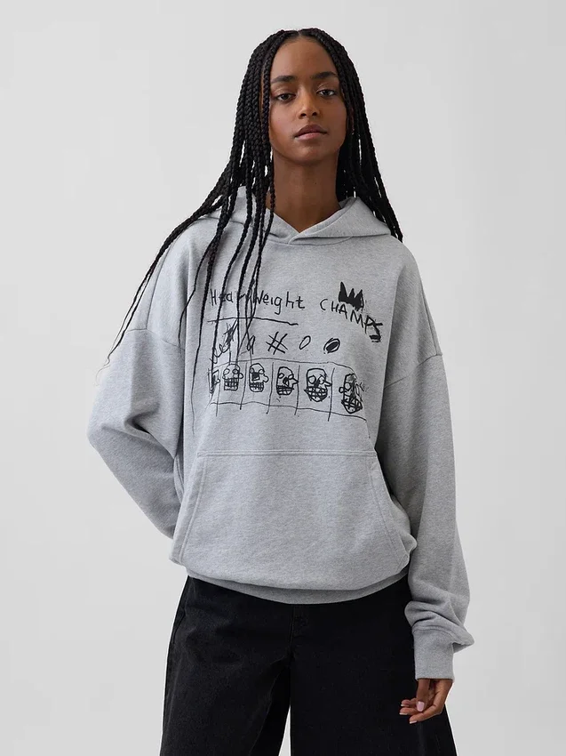 Jean-Michel Basquiat zware hoodie