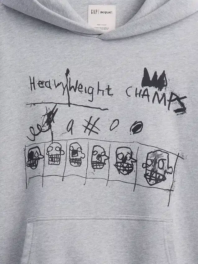 Jean-Michel Basquiat zware hoodie