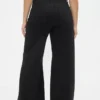 Jeans met extra hoge taille en wijde pijpen
