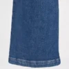 Jeans met extra hoge taille en wijde pijpen