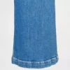 Jeans met extra hoge taille en wijde pijpen