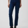 Jeans met hoge taille en uitlopende pijpen