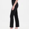 Jeans met hoge taille en uitlopende pijpen