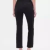 Jeans met hoge taille en uitlopende pijpen