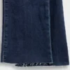 Jeans met hoge taille en uitlopende pijpen