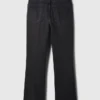 Jeans met hoge taille en uitlopende pijpen