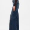 Jeans met hoge taille en wijde pijpen