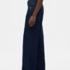 Jeans met hoge taille en wijde pijpen