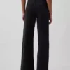 Jeans met hoge taille en wijde pijpen