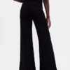 Jeans met hoge taille en wijde pijpen