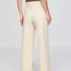 Jeans met hoge taille en wijde pijpen