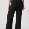 Jeans met hoge taille en wijde pijpen