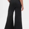 Jeans met hoge taille en wijde pijpen