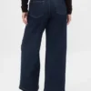 Jeans met hoge taille en wijde pijpen
