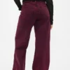 Jeans met hoge taille en wijde pijpen