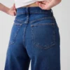 Jeans met hoge taille en wijde pijpen