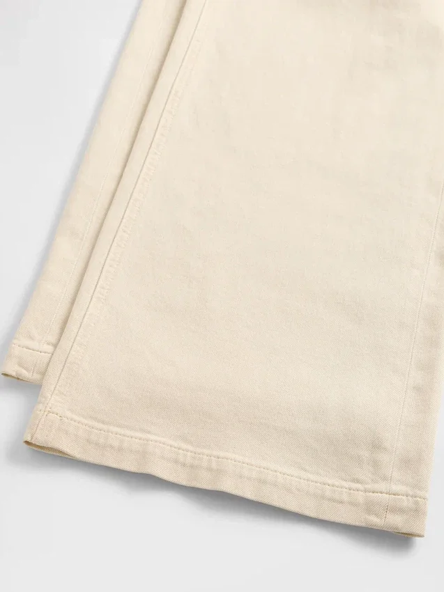 Jeans met hoge taille en wijde pijpen