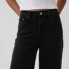 Jeans met hoge taille en wijde pijpen