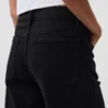 Jeans met hoge taille, wijde pijpen en enkellengte