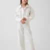 Jeans met lage taille en wijde pijpen
