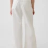 Jeans met lage taille en wijde pijpen