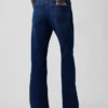 Jeans met middelhoge taille en relaxte flare