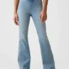 Jeggings met hoge taille en uitlopende pijpen voor kinderen